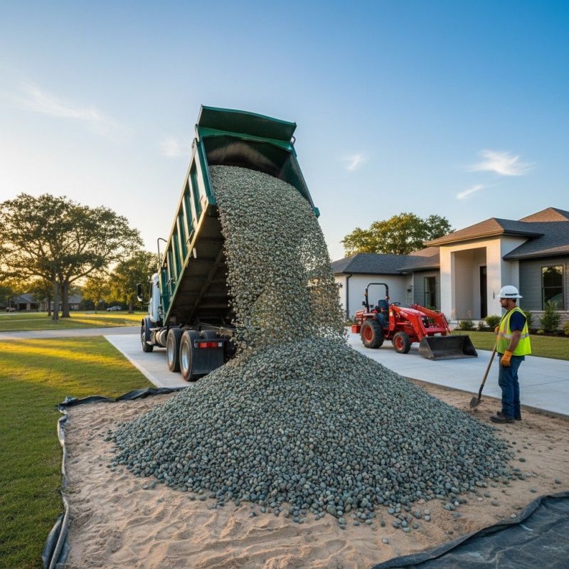 Landscaping Gravel Delivery detail
