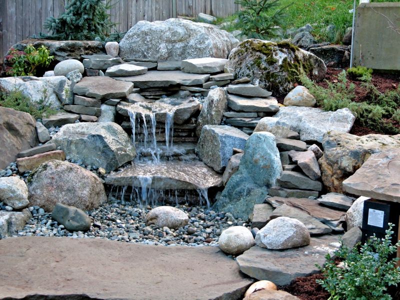 Garden Waterfall Installation