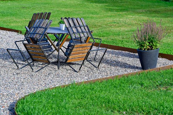 Metal Edging Installation in Cave Creek